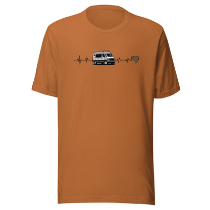 Vanwear Motorhome / Auto Sleeper Heartbeat Unisex T-Shirt