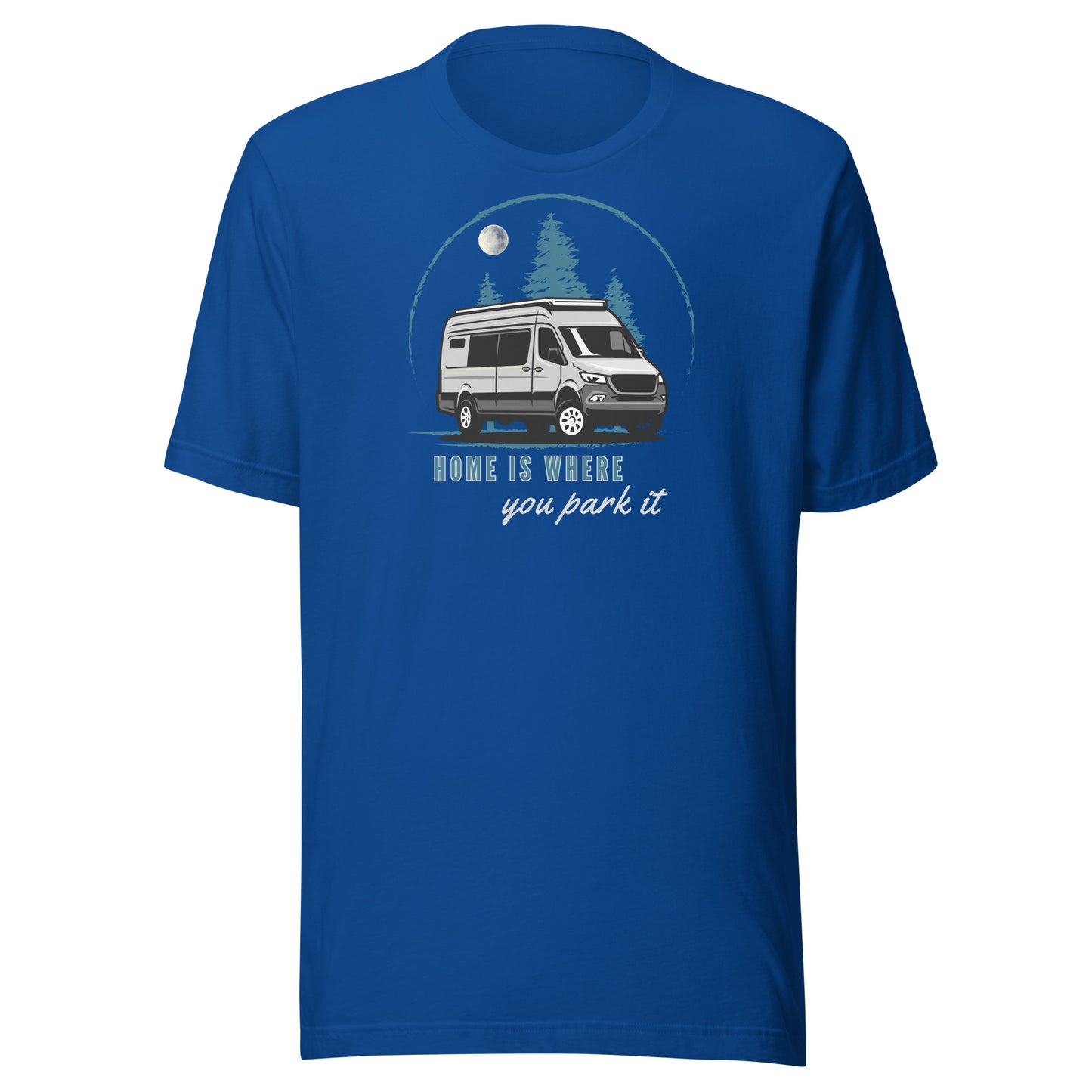 Home is Where You Park it Motorhome Campervan T-Shirt