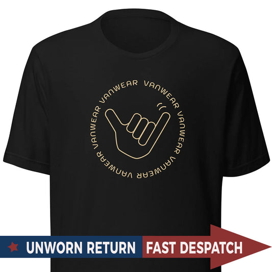 [Large] Vanwear VW Wave Campervan Unisex T-Shirt - Unworn Return (FREE 24hr despatch)