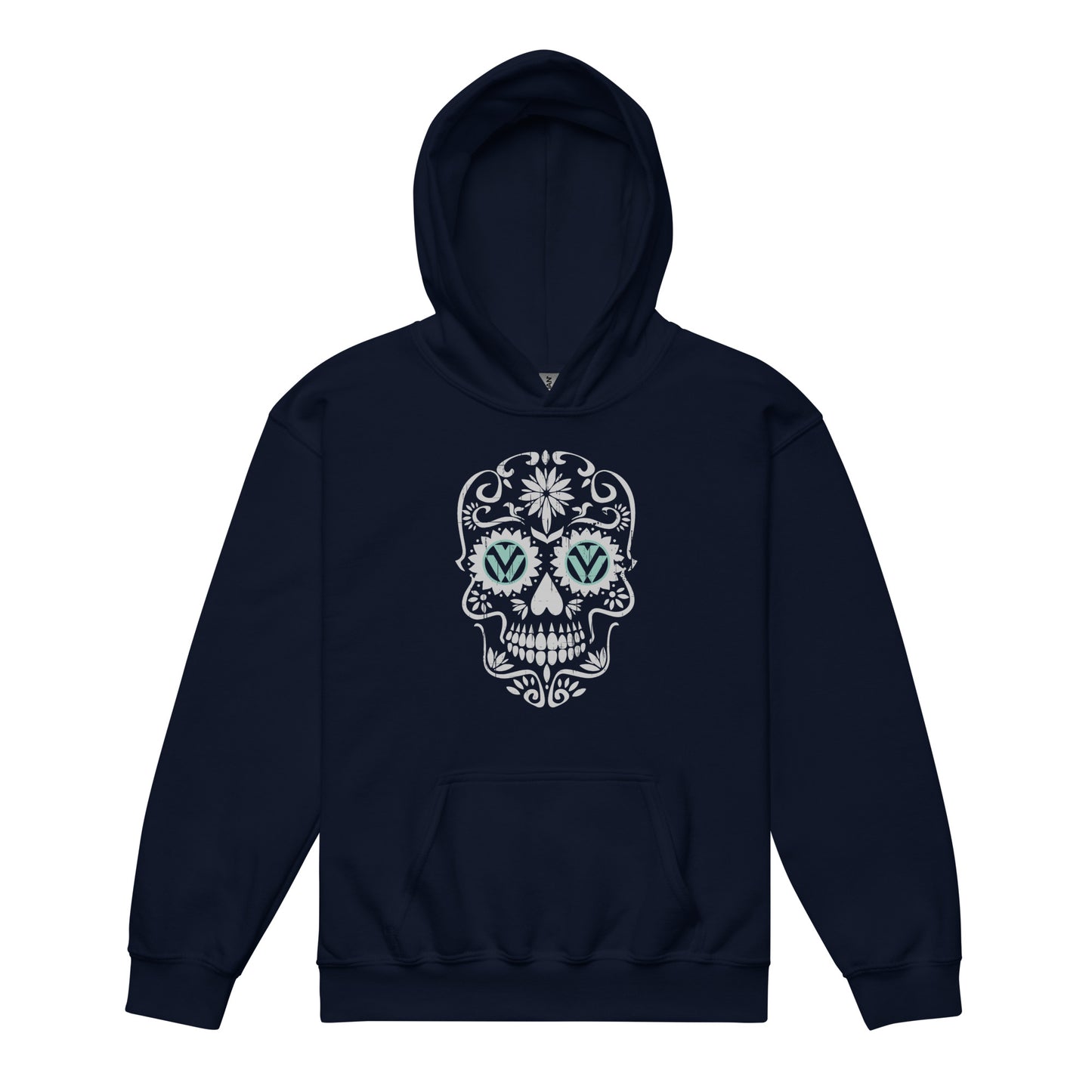 Vanwear Kids - Child's Hoodie - Retro VW Candy Skull