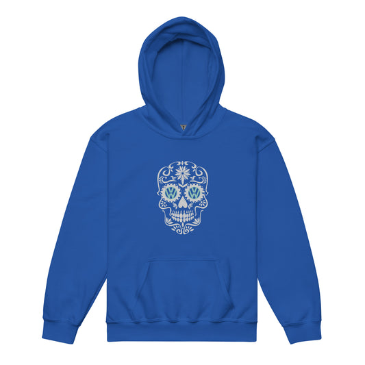 Vanwear Kids - Child's Hoodie - Retro Candy Skull