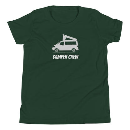 Vanwear Kids - Child's VW T5 T6 Pop Top Campervan T-Shirt - Camper Crew