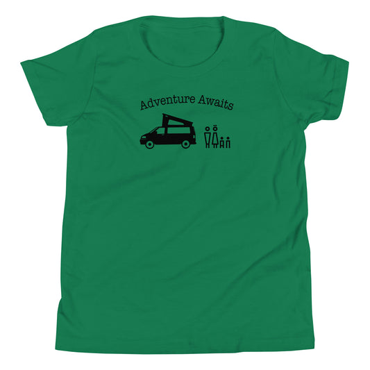 Vanwear Kids -  Child's VW Campervan T-Shirt - Adventure Awaits