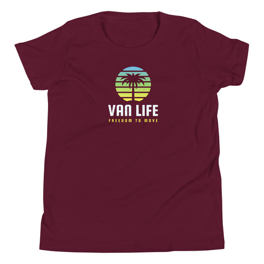 Vanwear Kids - Child's Van Life T-Shirt - Palm Sunset