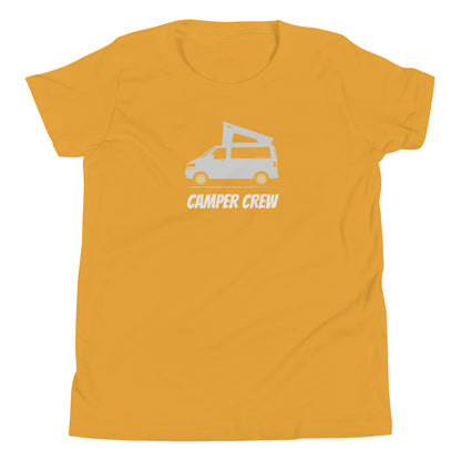 Vanwear Kids - Child's VW T5 T6 Pop Top Campervan T-Shirt - Camper Crew