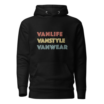 Vanwear Vanlife Unisex Campervan Hoodie - Vanstyle!