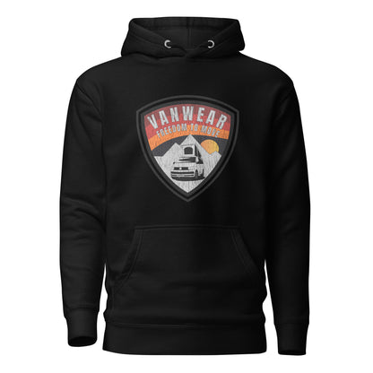 Vanwear VW T5 T6 Campervan Hoodie - Explorer Shield