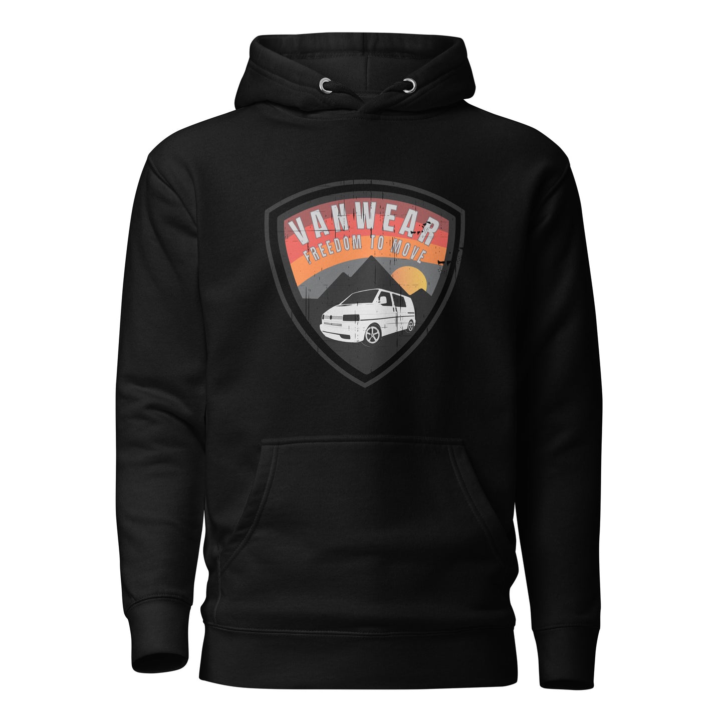 Vanwear VW T4 Campervan Hoodie - Explorer Shield