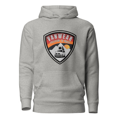 Vanwear VW T5 T6 Campervan Hoodie - Explorer Shield