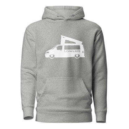 Vanwear Lowered Volkswagen VW T5 Campervan Hoodie - Low Life