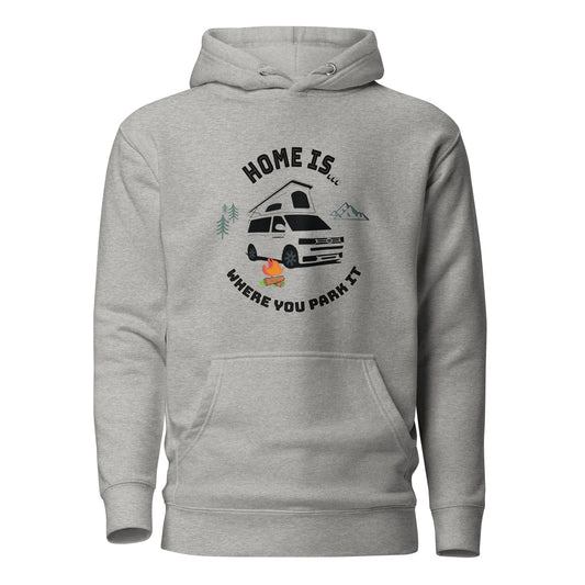 Vanwear Home is Where You Park It VW Campervan Hoodie