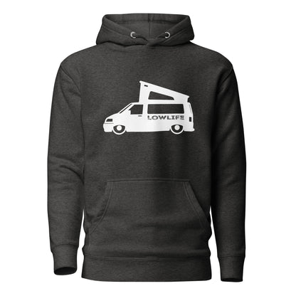 Vanwear Lowered Volkswagen VW T5 Campervan Hoodie - Low Life