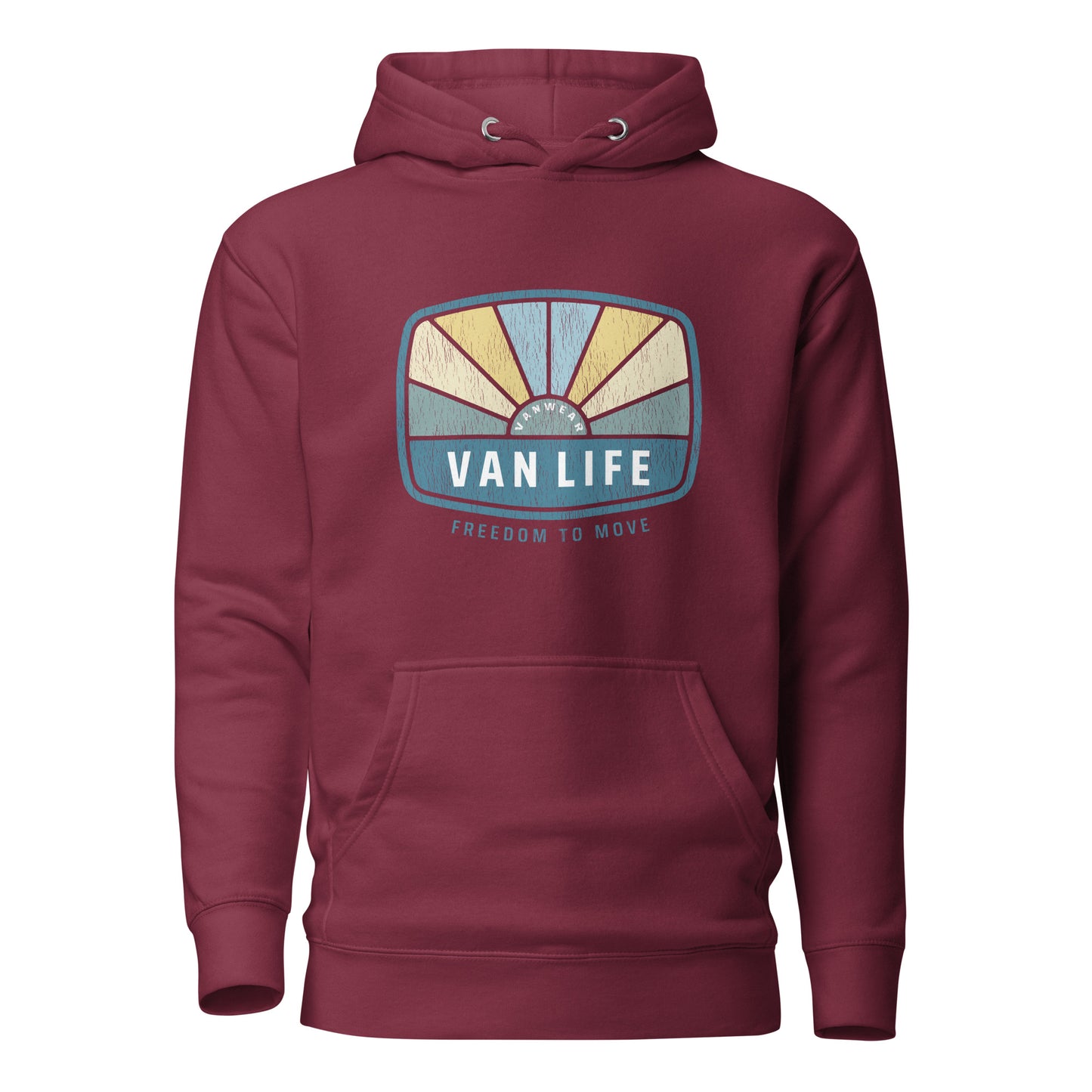 Vanwear Van Life Unisex Campervan Hoodie - New Sunrise