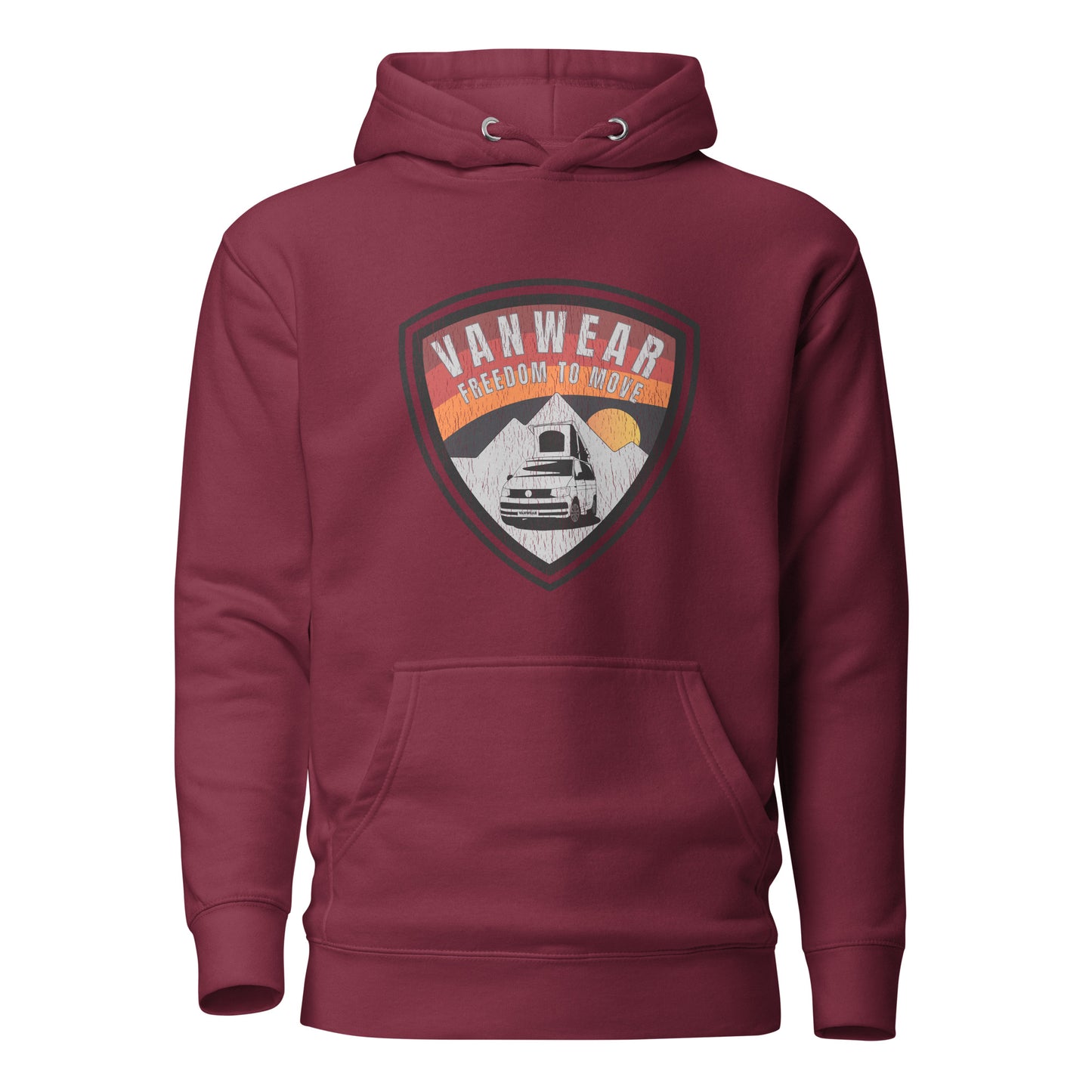 Vanwear VW T5 T6 Campervan Hoodie - Explorer Shield