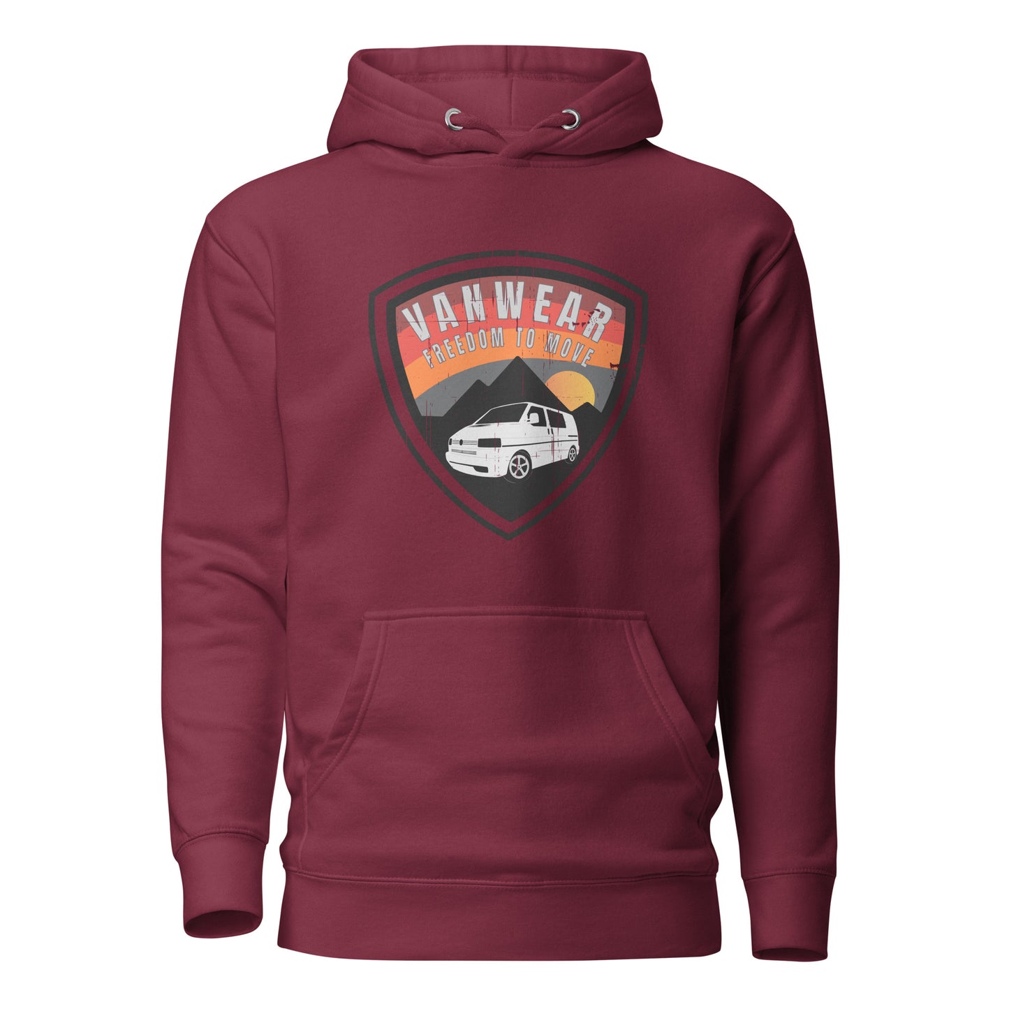 Vanwear VW T4 Campervan Hoodie - Explorer Shield