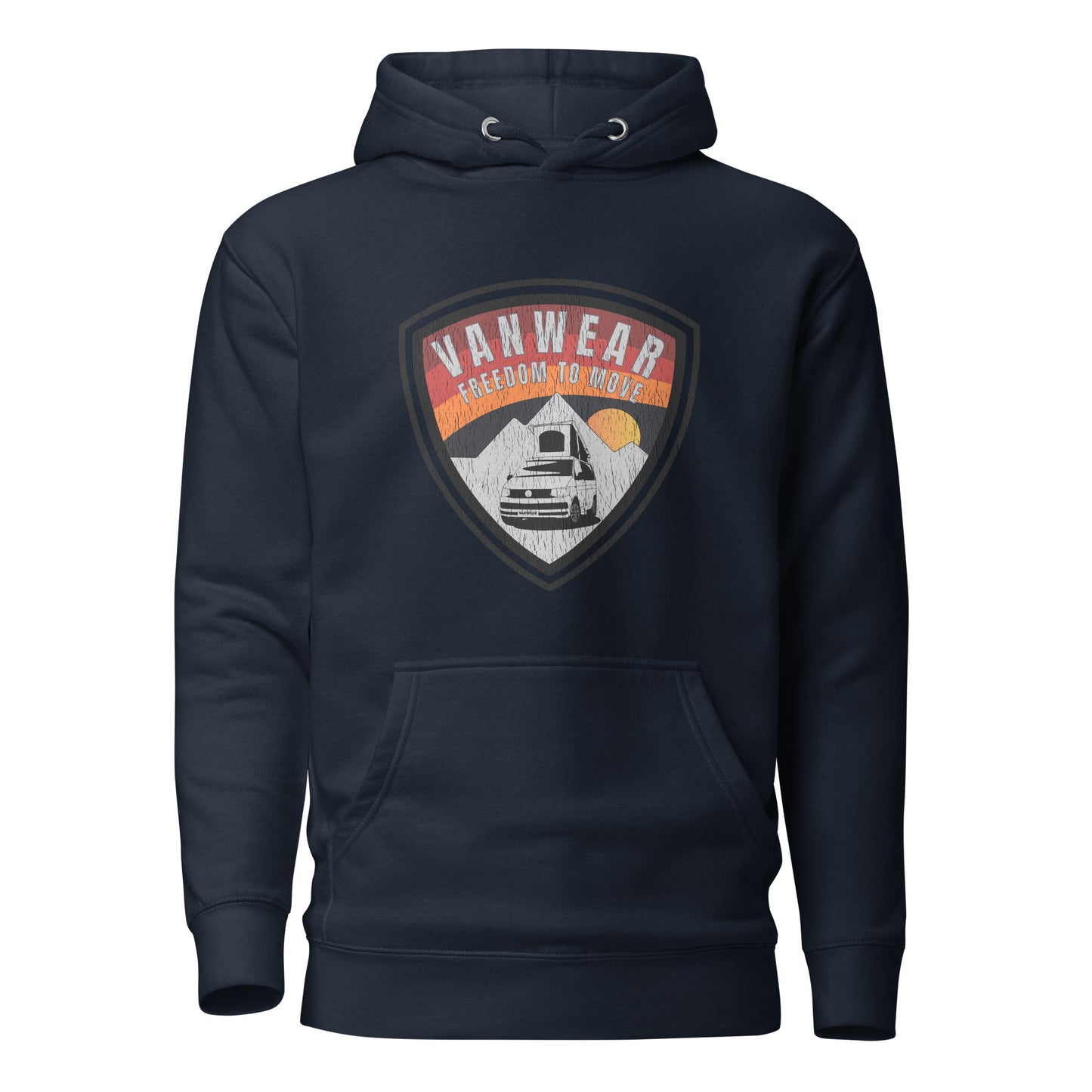 Vanwear VW T5 T6 Campervan Hoodie - Explorer Shield