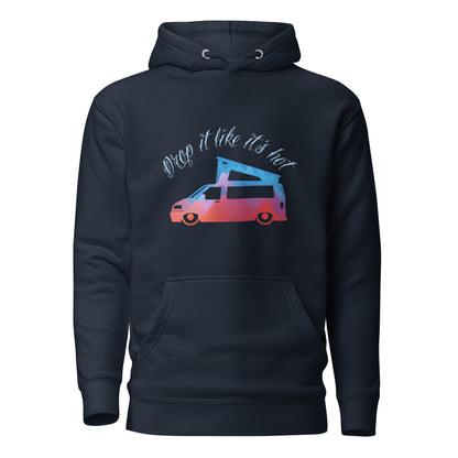 Vanwear 'Drop It Like It's Hot' Lowered T5 VW Campervan Hoodie