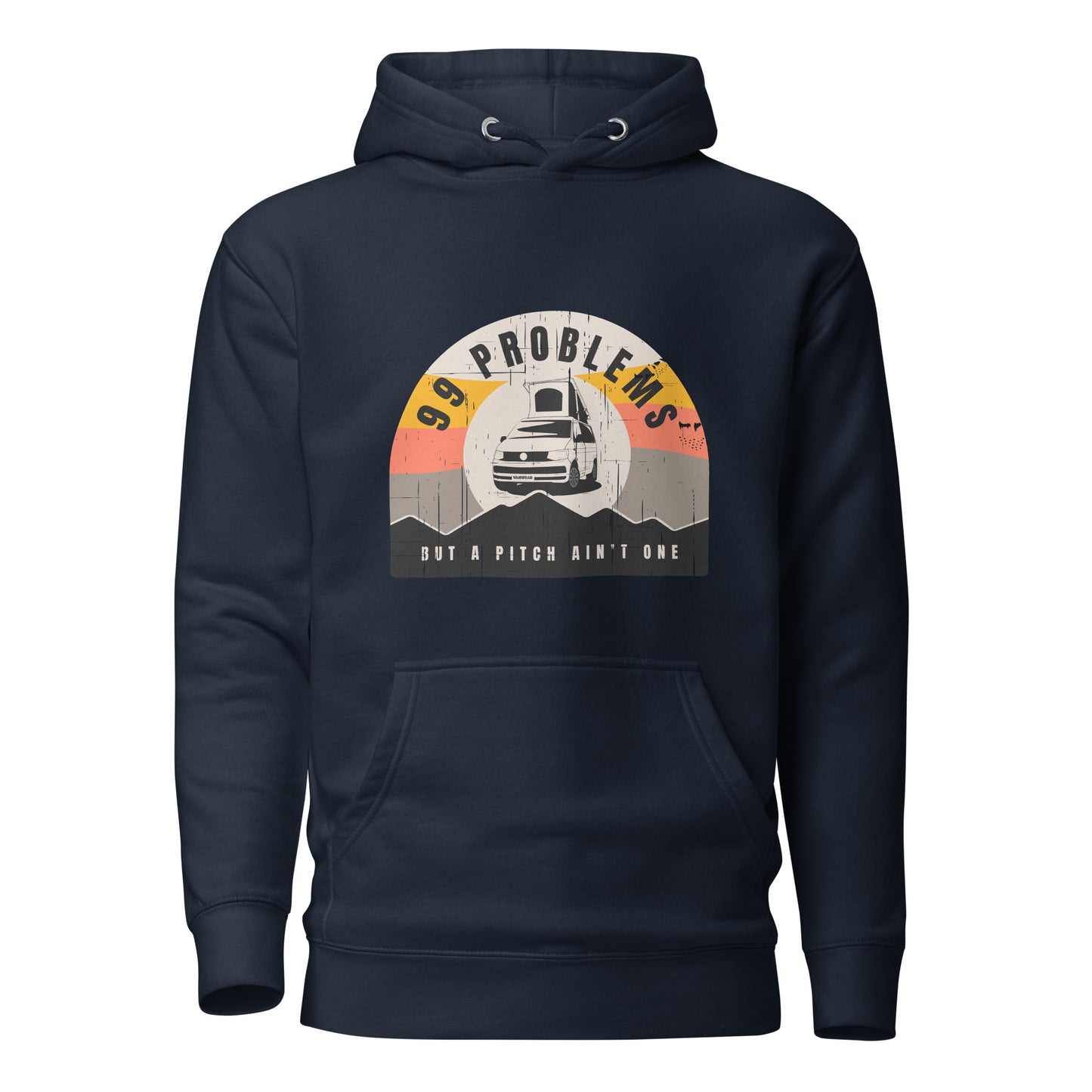 Vanwear 99 Problems Organic VW T5, T6 Hoodie - Pop Top