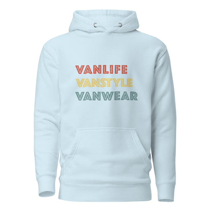 Vanwear Vanlife Unisex Campervan Hoodie - Vanstyle!