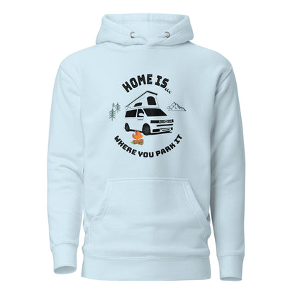 Vanwear Home is Where You Park It VW Campervan Hoodie