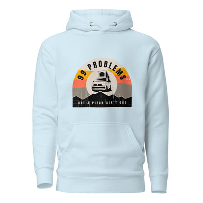 Vanwear 99 Problems Organic VW T5, T6 Hoodie - Pop Top