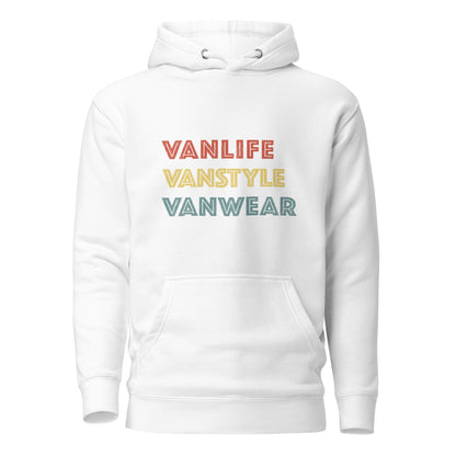 Vanwear Vanlife Unisex Campervan Hoodie - Vanstyle!