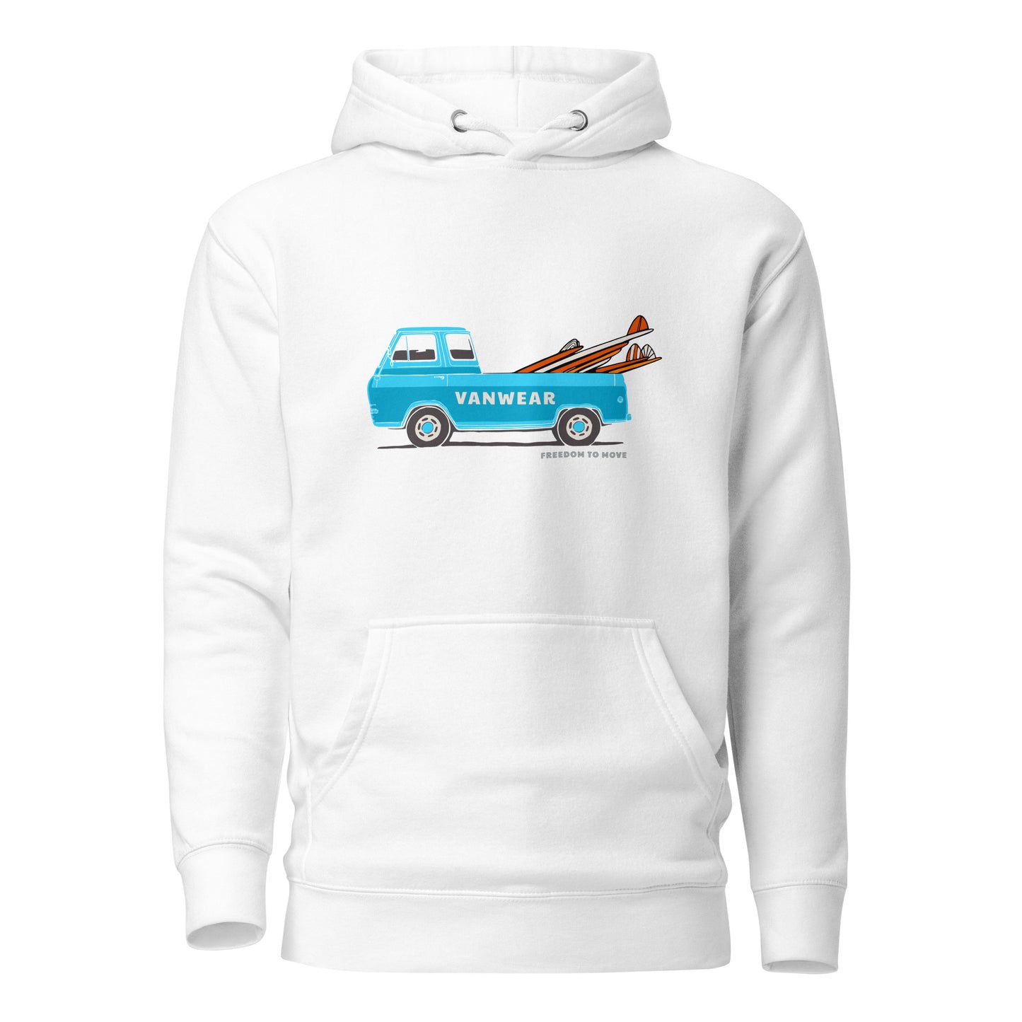 Vanwear VW T25 Pickup 'Surf Bus' Campervan Hoodie