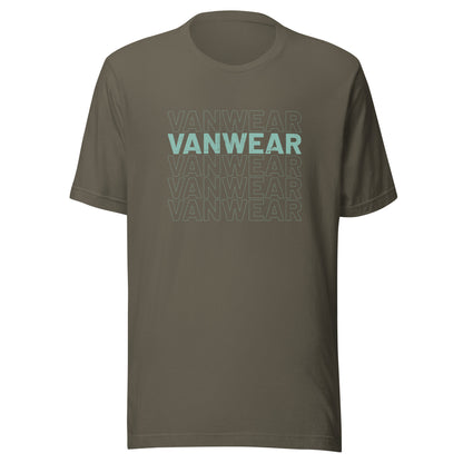 Vanwear Authentic Campervan Unisex T-Shirt - 5 Lines