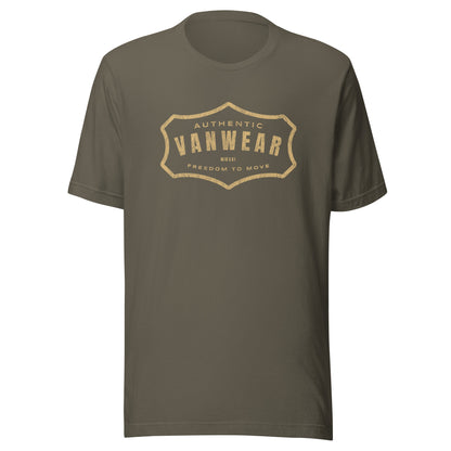 Vanwear Authentic Original Retro Campervan Unisex T-Shirt