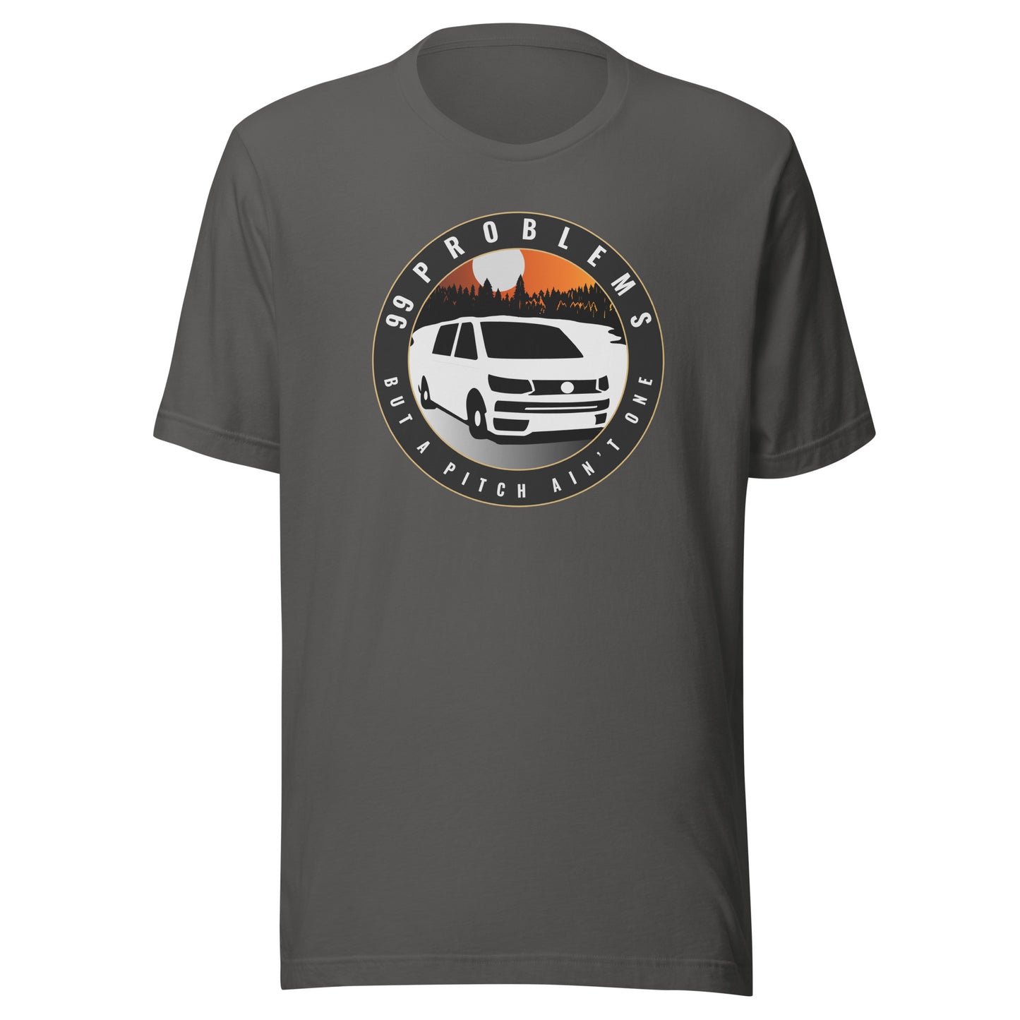 Vanwear VW T5 99 Problems Campervan Unisex T-Shirt - Lakeside