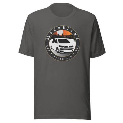 Vanwear VW T5 99 Problems Campervan Unisex T-Shirt - Lakeside