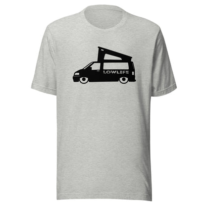 Vanwear Lowered T5 VW Campervan Unisex T-Shirt - Low Life (Black)