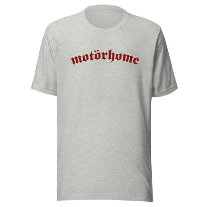 Vanwear Mötorhome Unisex T-Shirt - Red Writing