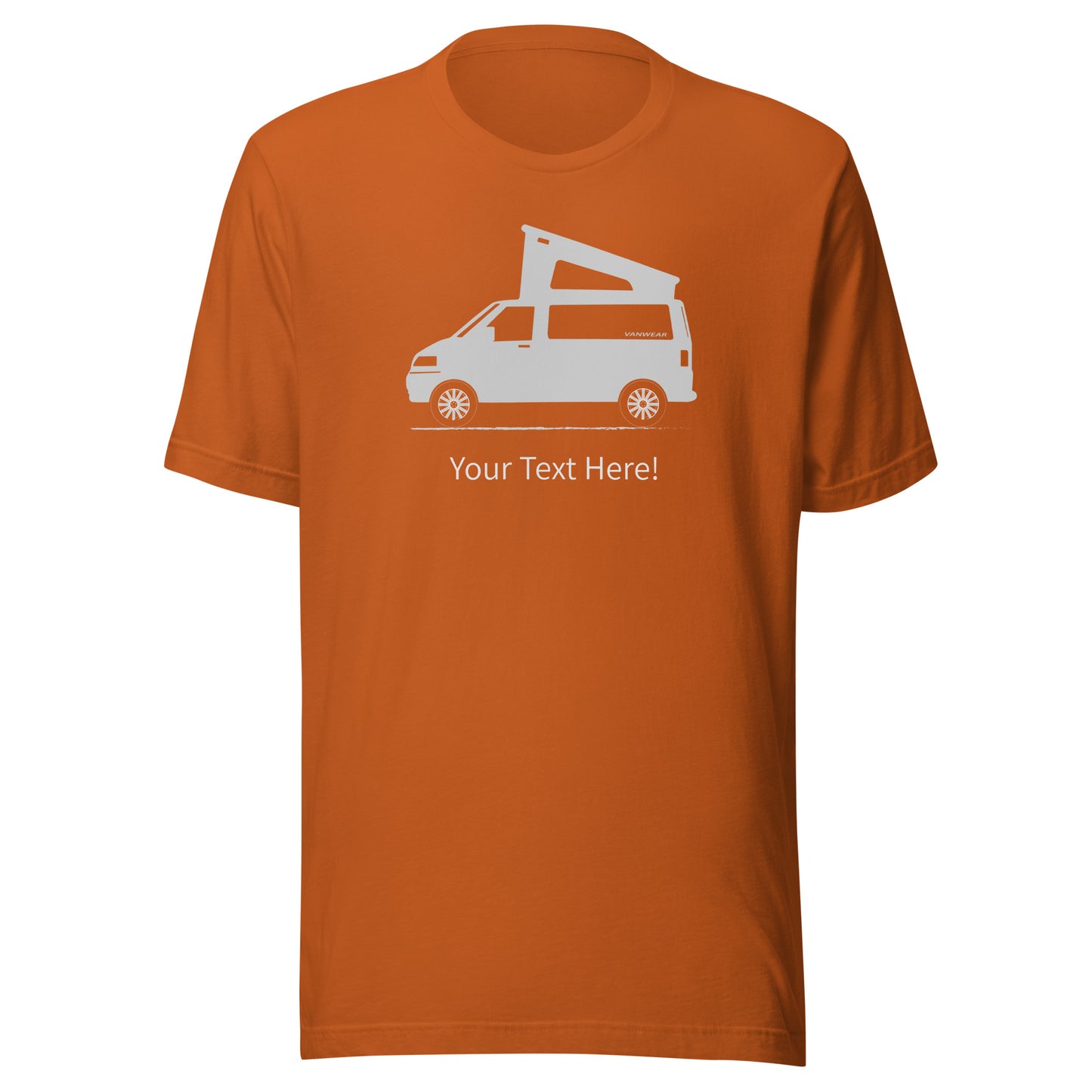 Vanwear Personalised Volkswagen VW T5 T6 Campervan Unisex T-Shirt