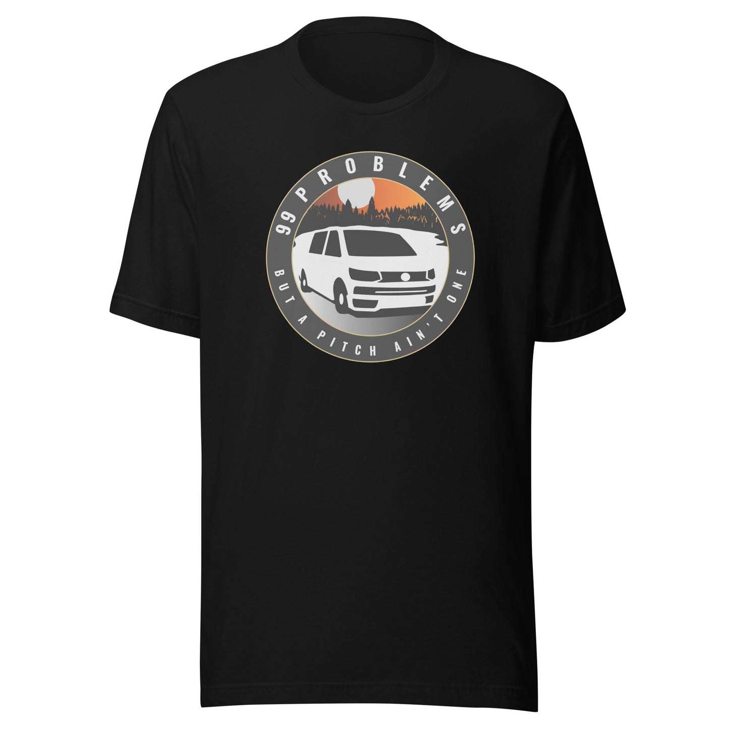 Vanwear VW T5 99 Problems Campervan Unisex T-Shirt - Lakeside