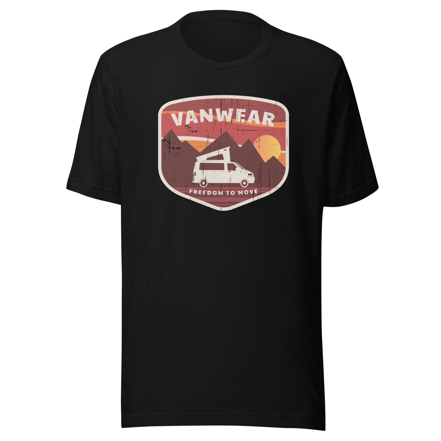 Vanwear T5 T6 VW Campervan Unisex T-Shirt - Pop Top Explorer