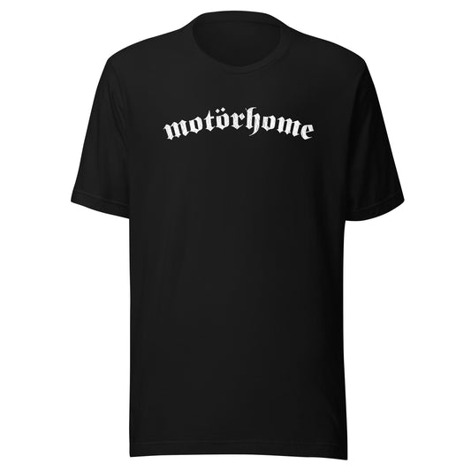 Vanwear Mötorhome Unisex T-Shirt - White Writing