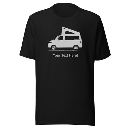 Vanwear Personalised Volkswagen VW T5 T6 Campervan Unisex T-Shirt