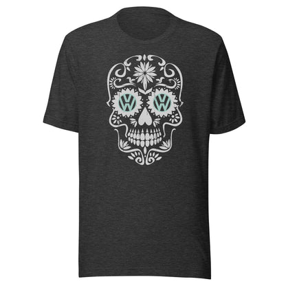 Vanwear Sugar Candy Skull VW Campervan T-Shirt