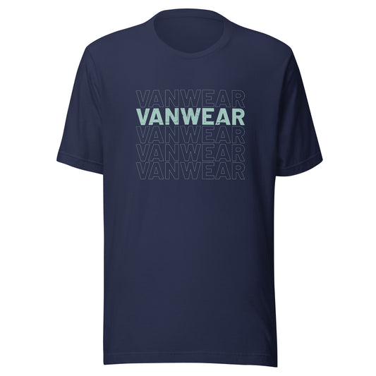 Vanwear Authentic Campervan Unisex T-Shirt - 5 Lines