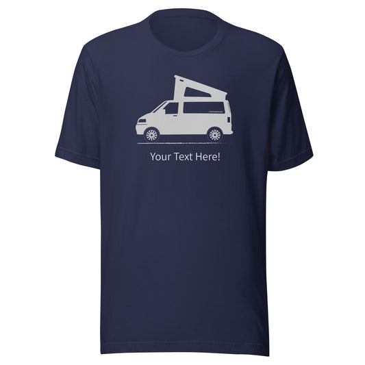 Vanwear Personalised T5 T6 VW Campervan Unisex T-Shirt