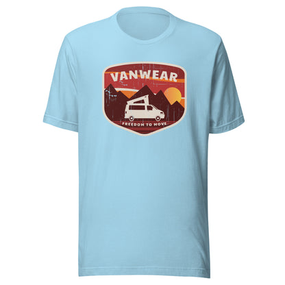 Vanwear T5 T6 VW Campervan Unisex T-Shirt - Pop Top Explorer