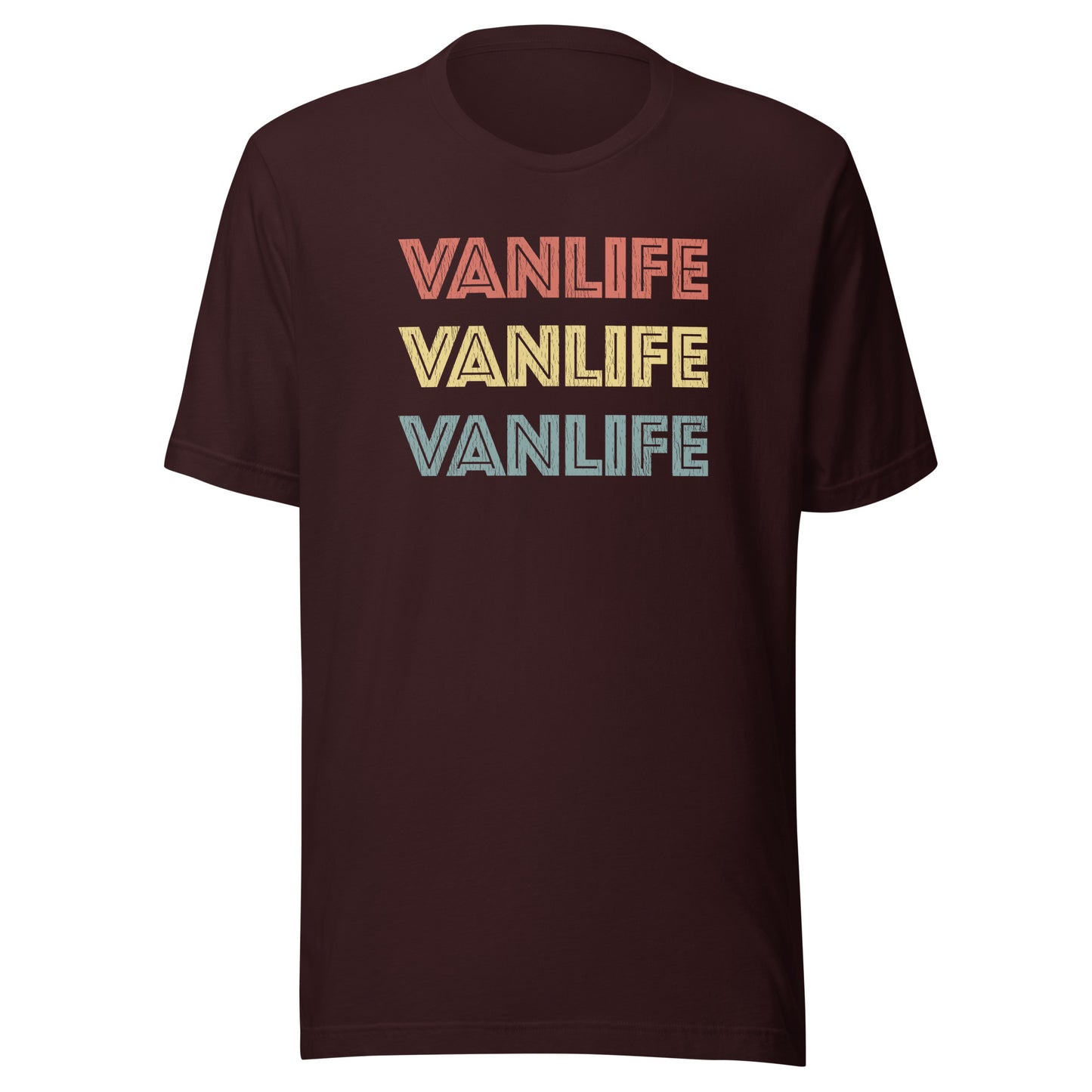 Vanwear Van Life Campervan Retro Look T-Shirt - 3 Lines