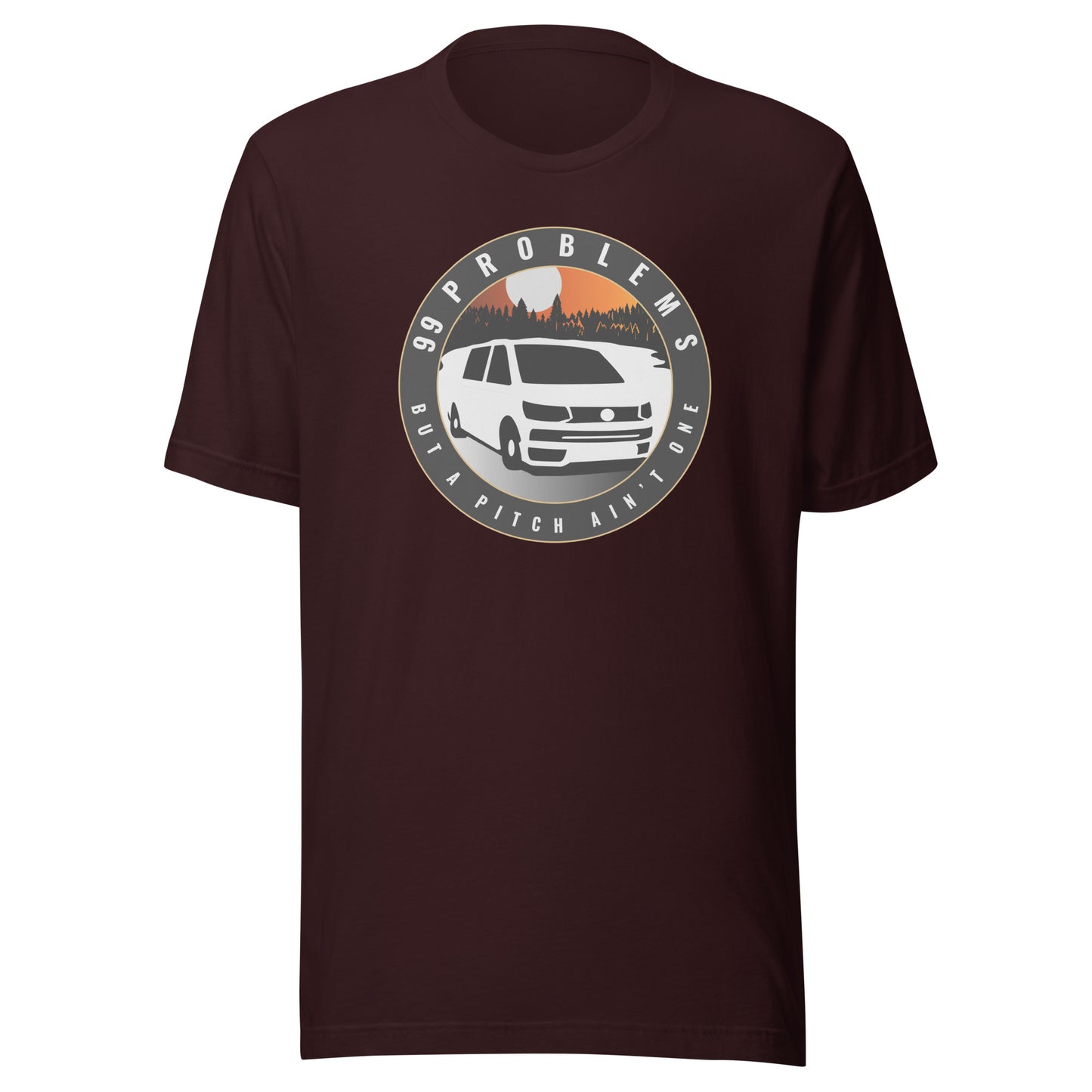 Vanwear VW T5 99 Problems Campervan Unisex T-Shirt - Lakeside