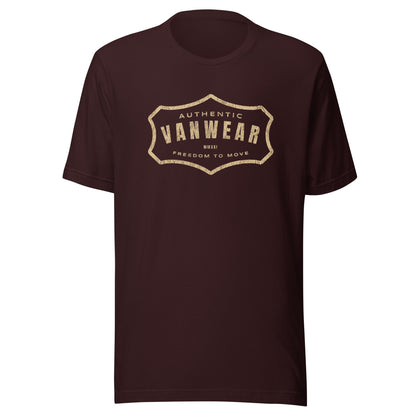 Vanwear Authentic Original Retro Campervan Unisex T-Shirt