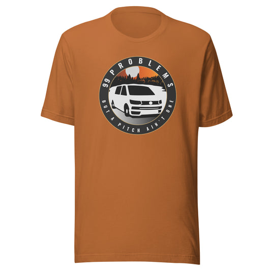 Vanwear VW T5 99 Problems Campervan Unisex T-Shirt - Lakeside
